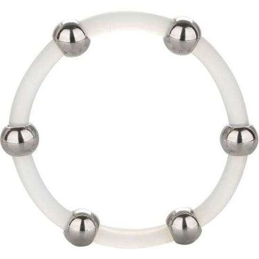 Anello in Silicone con Perle in Acciaio per Piacere e Resistenza